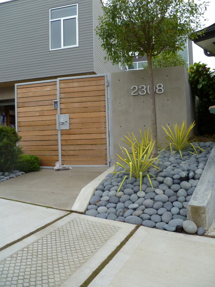 Inspiration for a contemporary exterior home remodel in Seattle