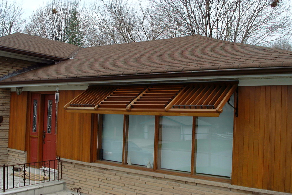 Redwood Awning Contemporary Exterior Toronto by Flexfence Houzz