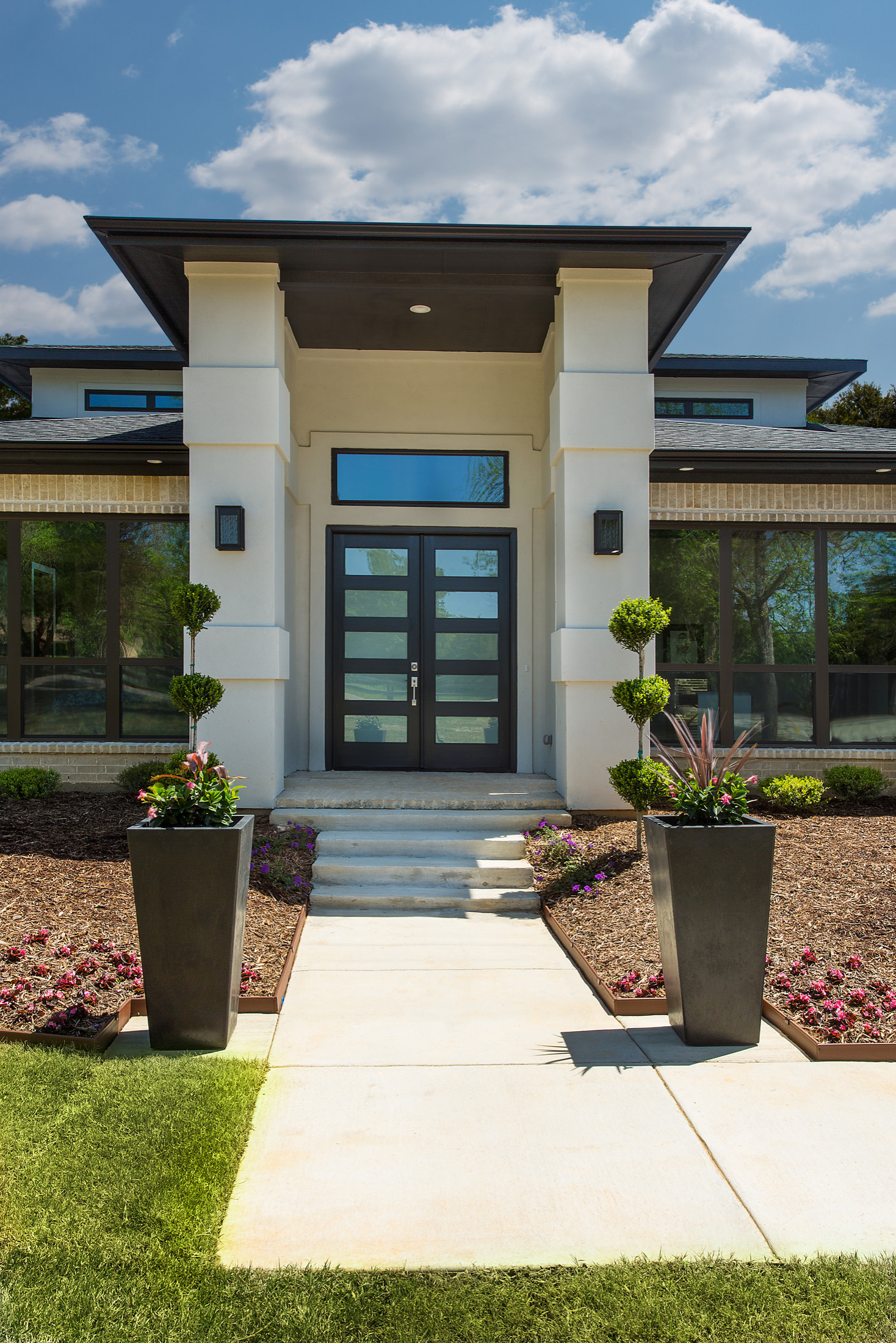 Rembert Custom Transitional Exterior Dallas by Vernon Wentz Houzz