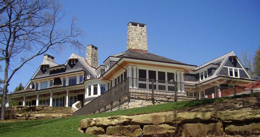 Inspiration for a timeless exterior home remodel in Detroit