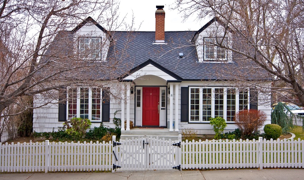 Inspiration for a small timeless exterior home remodel in Other