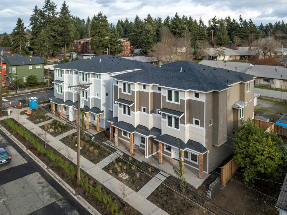 Renton Kirkland Ave Duplexes (4 Units) Craftsman Exterior Seattle by Sapphire Homes