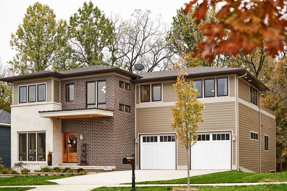 Renwick Subdivision Modern Home Transitional Exterior