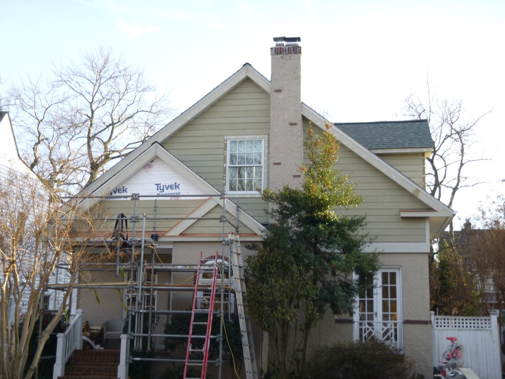 Replacing Hardboard Siding and Rotted Wood Trim Arts & Crafts House