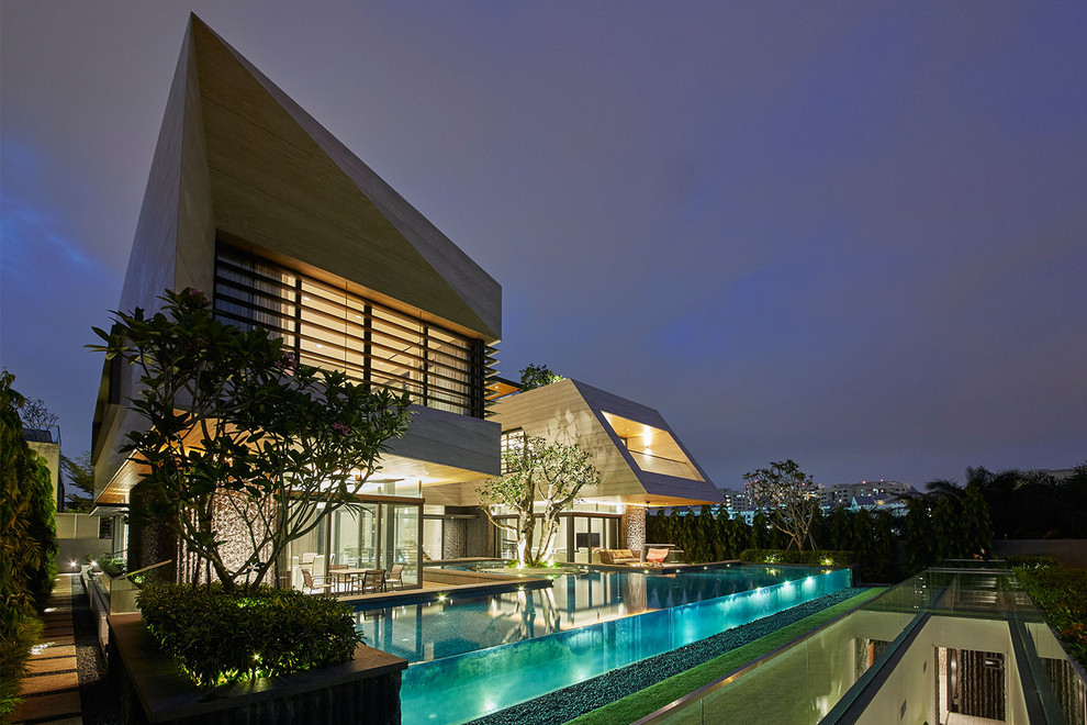 Modernes Haus in Singapur