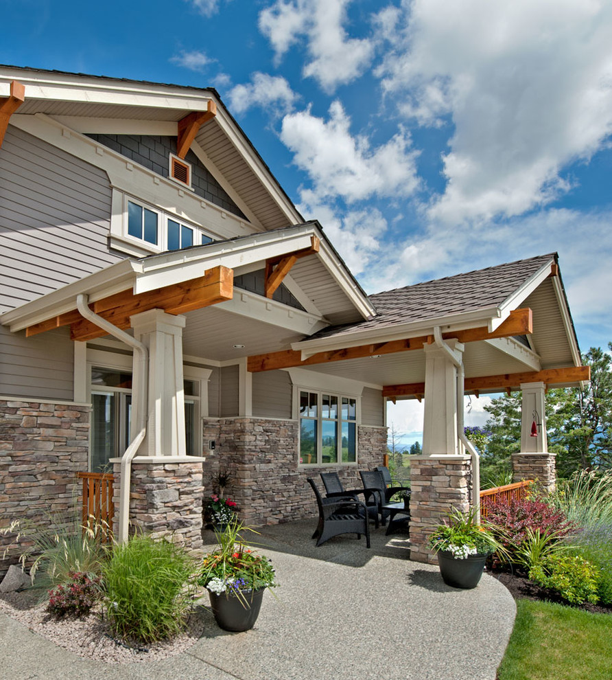 Residential Exterior Rustic Exterior Vancouver by