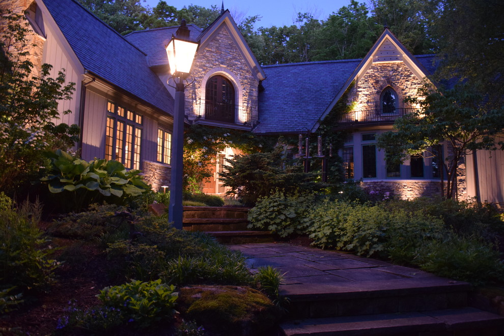 Residential Outdoor Lighting in Bel Air, Maryland Contemporary