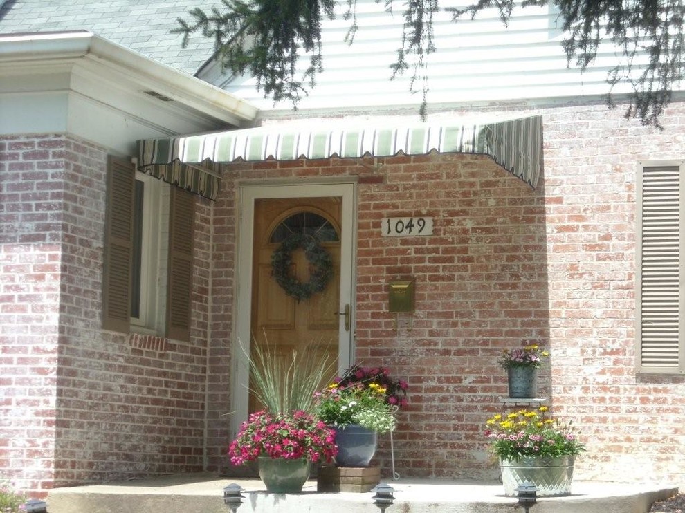 Residential window and door awnings Traditional Exterior Columbus by Capital City Awning