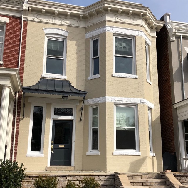 Richmond Fan House Exterior Color TransformationAFTER Painting Traditional House Exterior