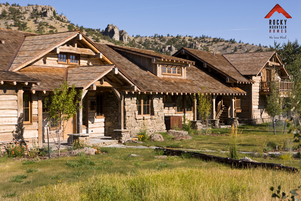 Riverside Rustic Rocky Mountain Homes Rustic Exterior Other