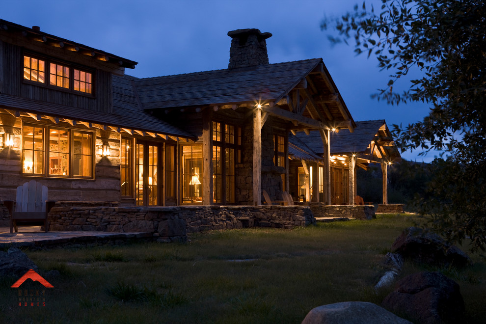 Riverside Rustic   Rocky Mountain Homes   Rustic   Exterior   Other