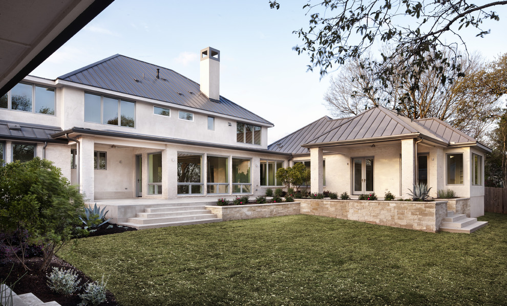 Traditional exterior home idea in Austin