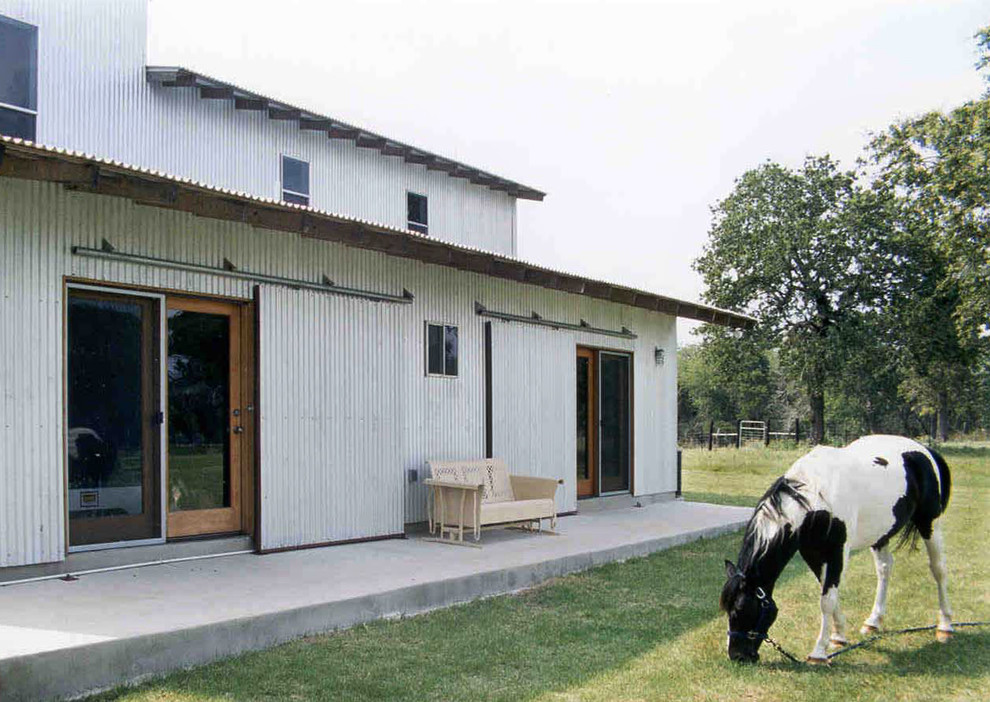 Industrial exterior home idea in Austin