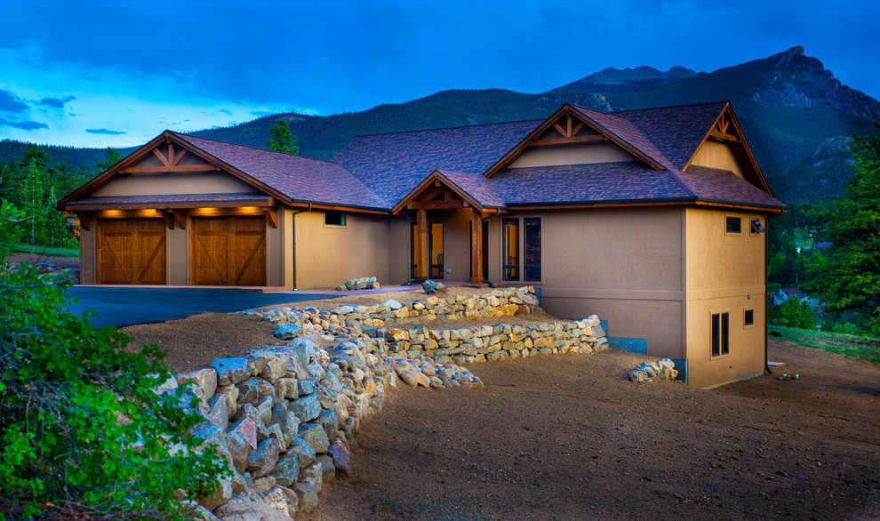 Rocky Mountain Home Rustic Exterior Denver by Kinley Built Houzz