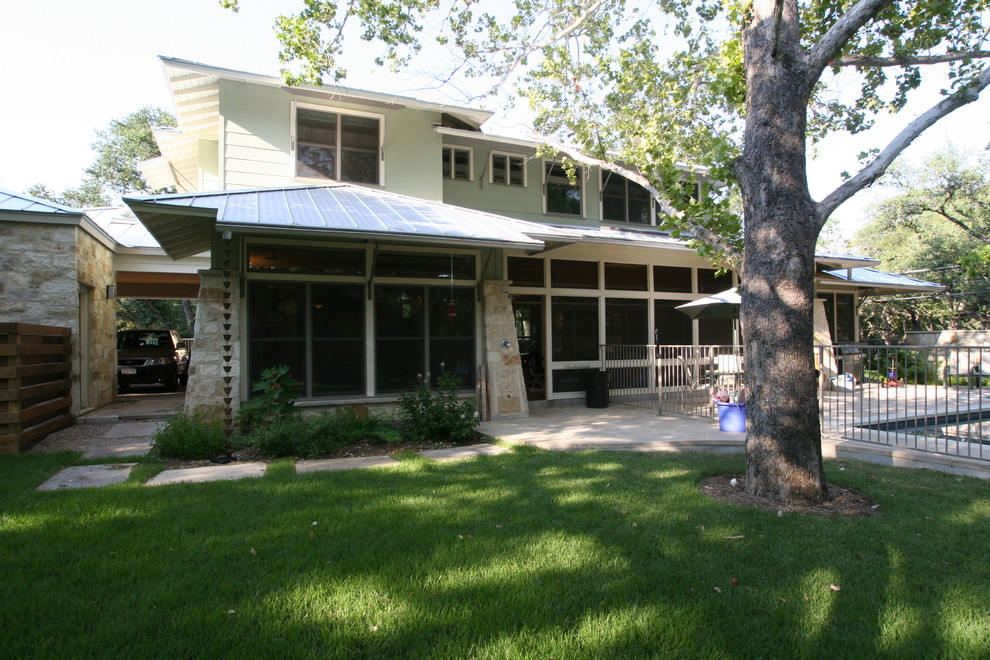 Rollingwood Family Home Contemporary Exterior Austin by Barley