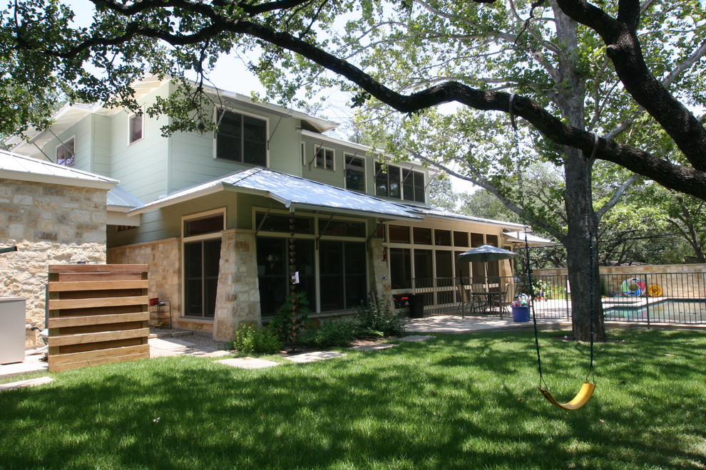 Rollingwood Family Home Contemporary Exterior Austin by Barley