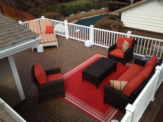 Rooftop Deck With Cal Furniture, Azek Outdoor Furniture