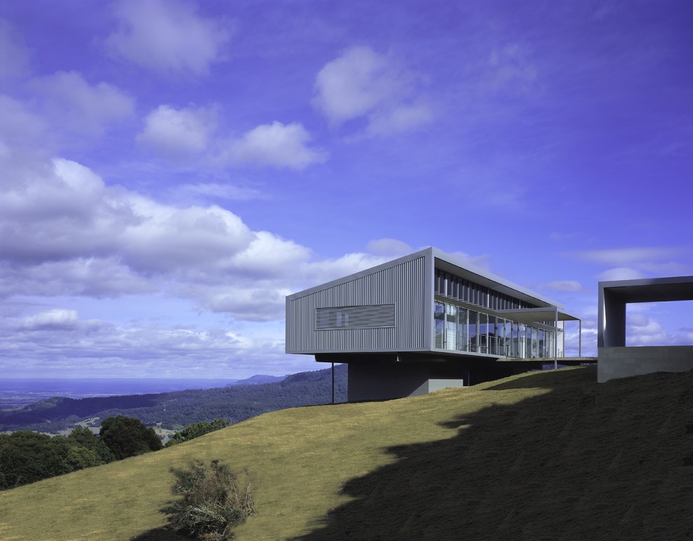 Minimalist metal exterior home photo in Sydney