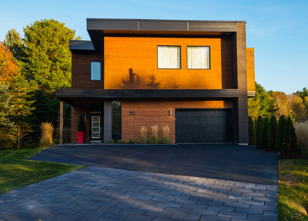 Ross house Modern Exterior Montreal by Clinic Design Houzz