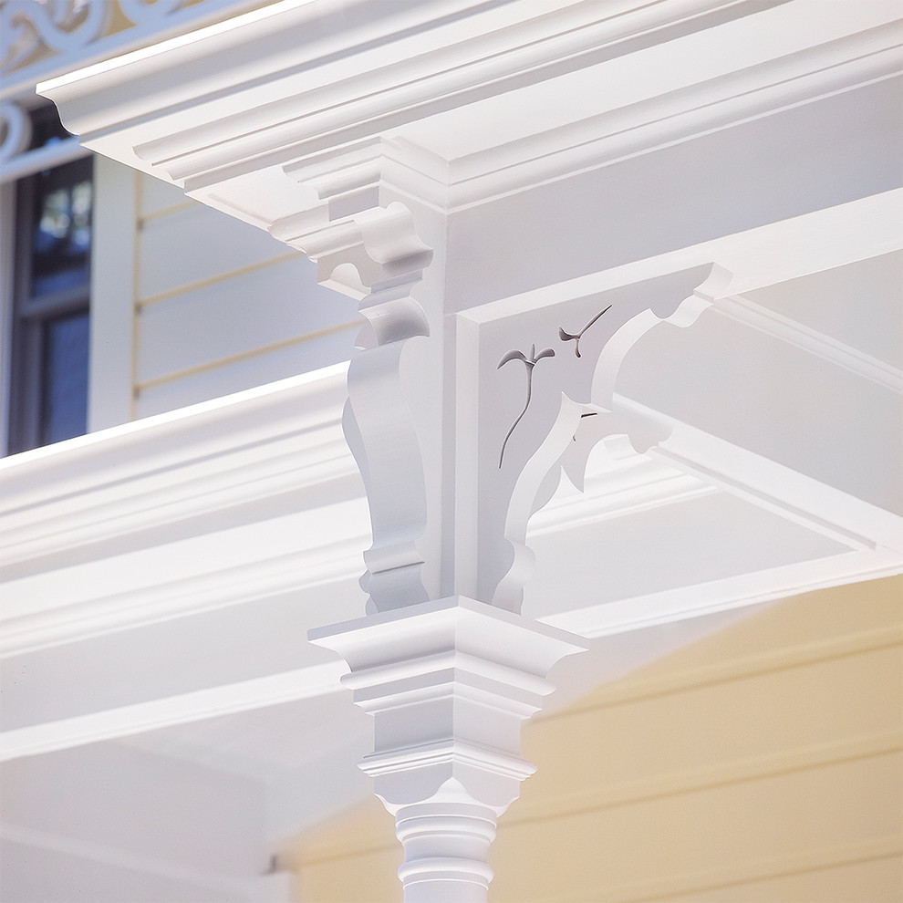 Inspiration for a victorian staircase in San Francisco.