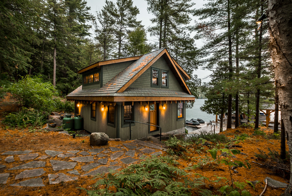 Rosseau Lake Sleeping Cabin Arts & Crafts House Exterior Toronto
