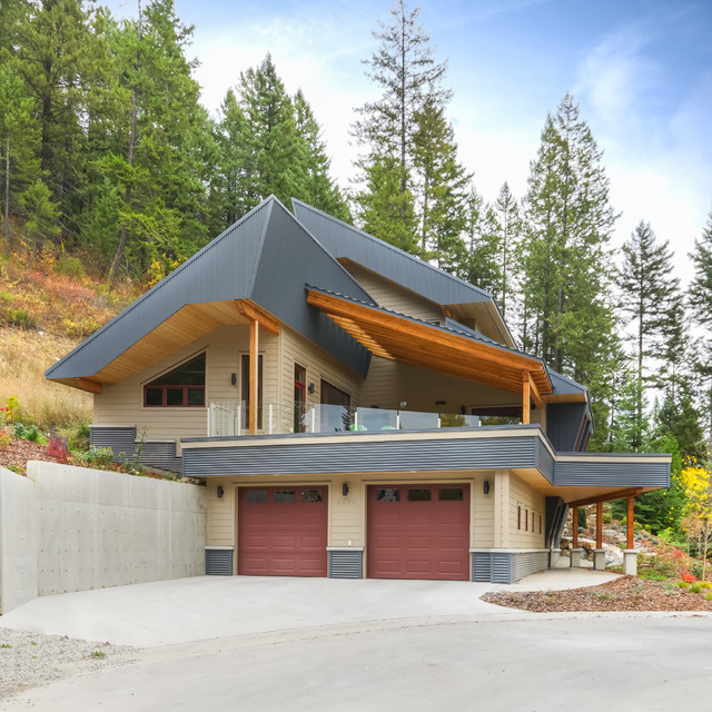 Rossland BC Modern Home Contemporary Exterior Vancouver by