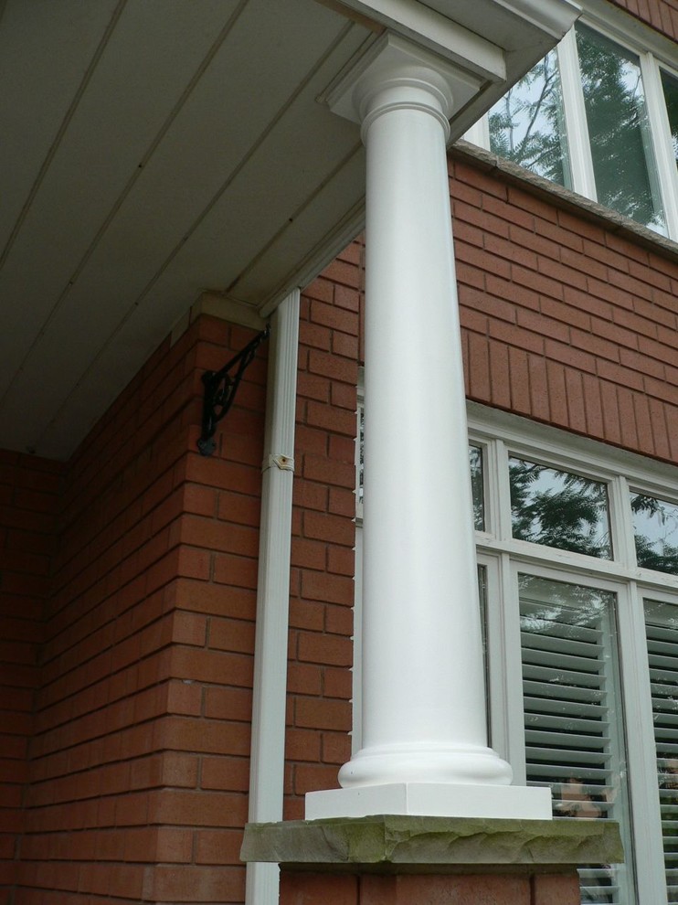 Round Tapered Smooth Exterior Columns Traditional Exterior Toronto By Elite Trimworks