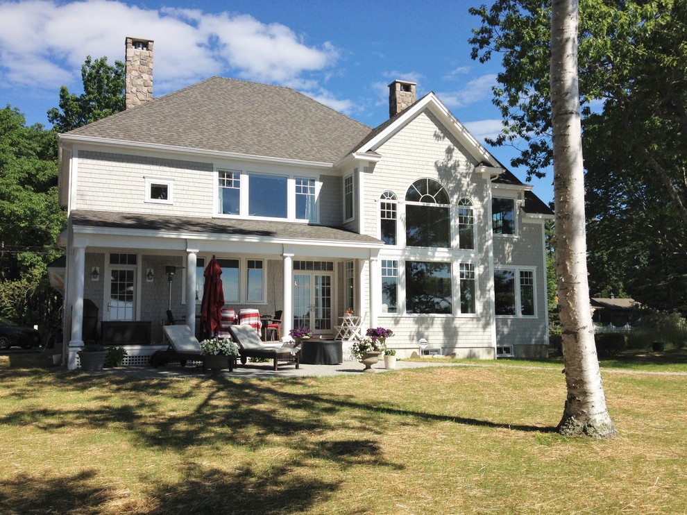 Round Top Windows Freeport House Traditional Exterior Portland