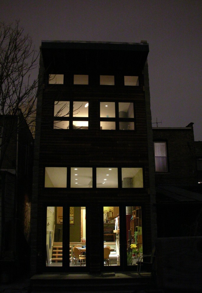Стильный дизайн: двухэтажный, деревянный дом в современном стиле - последний тренд