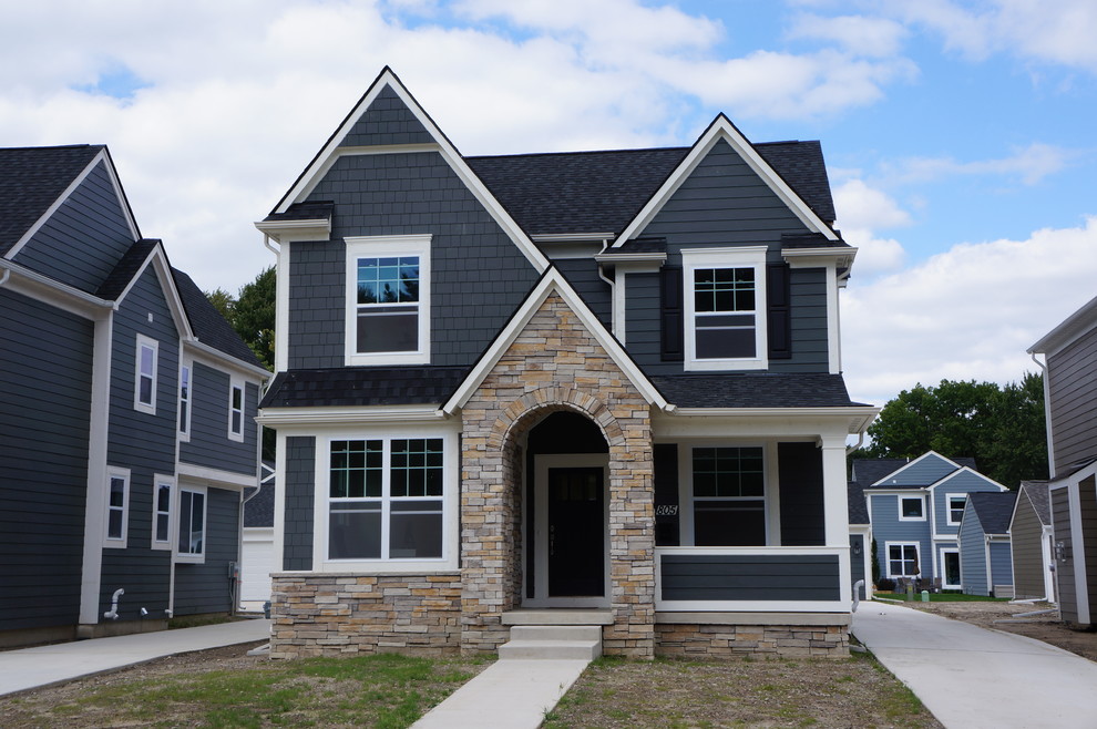 Royal Oak MI Homes Contemporary Exterior Detroit by Robertson