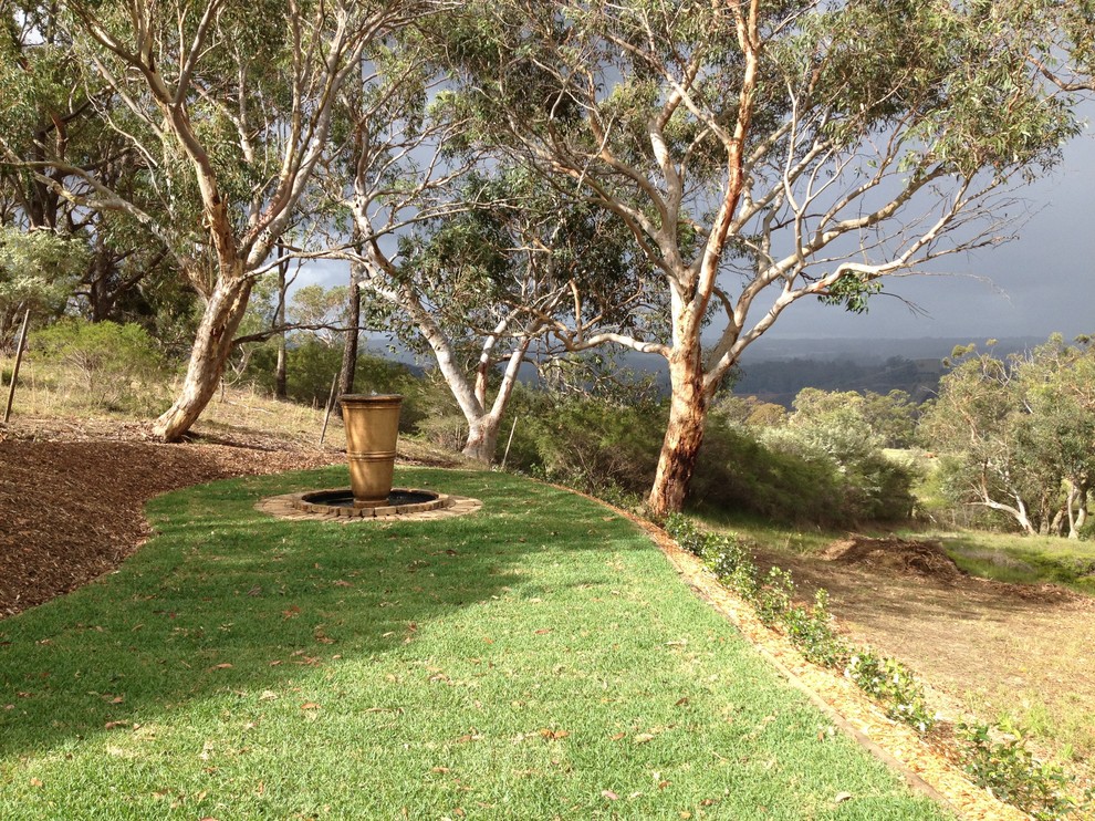 This is an example of a contemporary garden in Central Coast.