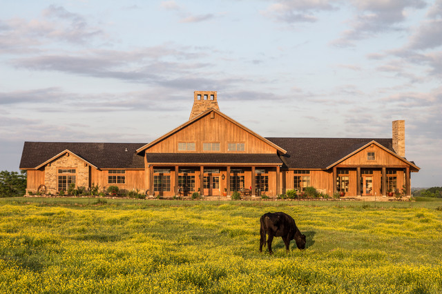 Rustic Farm House Exterior Country Exterior Houston By Laura Culpepper Aia Houzz