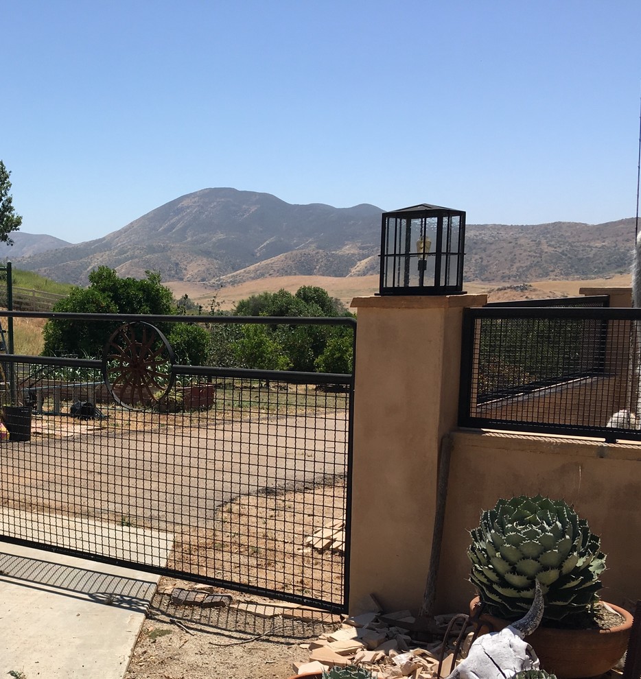 Rustic Farmhouse Ranch Jamul Estates Rustic Exterior San Diego