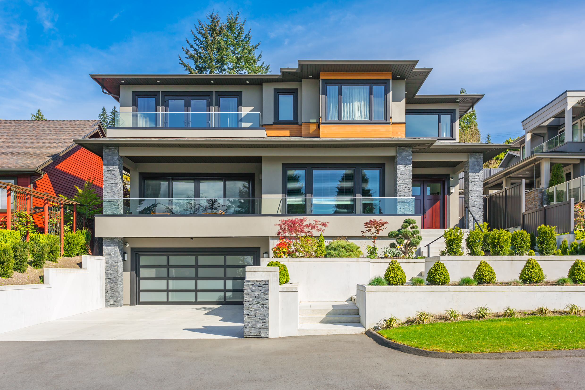 75 Three-Story Flat Roof Ideas You'Ll Love - September, 2023 | Houzz