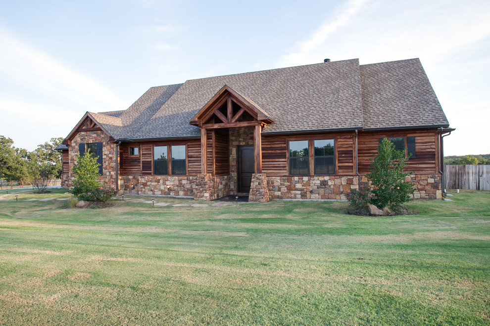 Rustic Ranch Rustic Exterior Dallas by Noble Classic Homes Houzz
