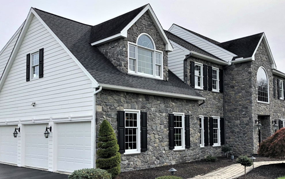 Saidens Stone/Siding Remodel Traditional Exterior Philadelphia