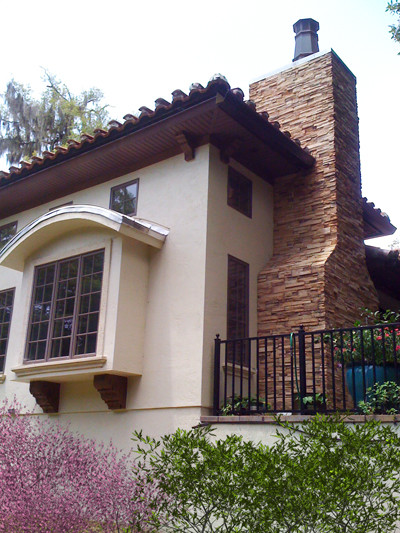 Photo of a mediterranean house exterior in Jacksonville.
