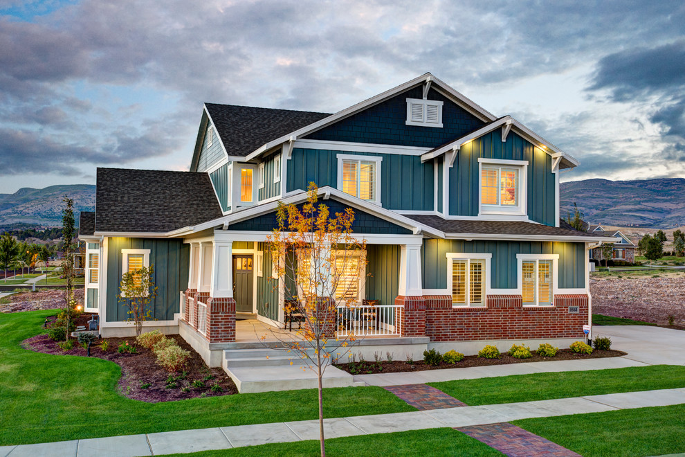 San Marino Traditional Ii Crossings At Lake Creek Craftsman Exterior Salt Lake City By Ivory Homes Houzz