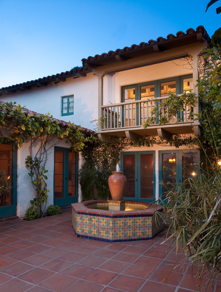 Santa Barbara Riviera Custom Home Mediterranean Exterior Santa