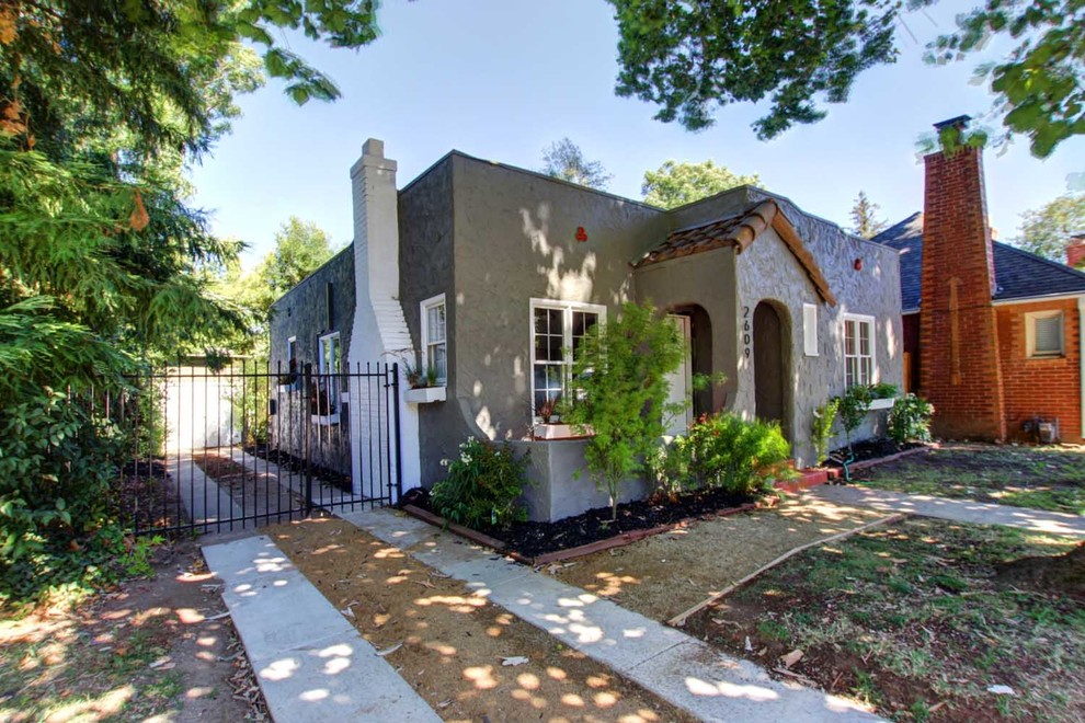 Santa Cruz Spanish Bungalow Mediterranean Exterior Sacramento
