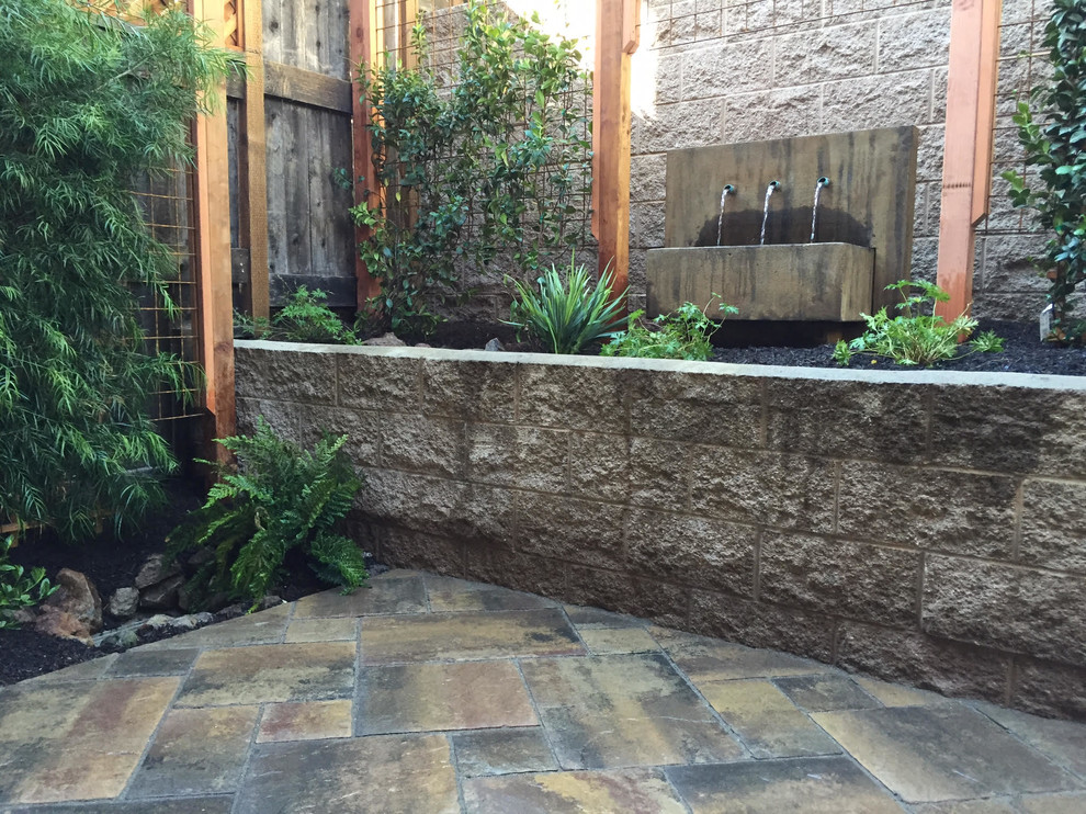 Santa Rosa Townhouse Courtyard Modern Exterior San Francisco by