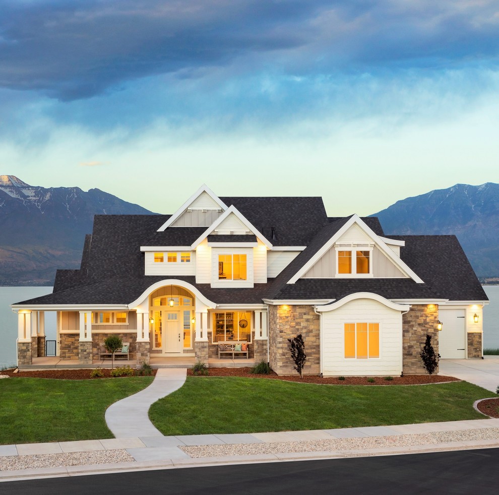 Saratoga Springs Utah Lake Home Craftsman Exterior Salt Lake City