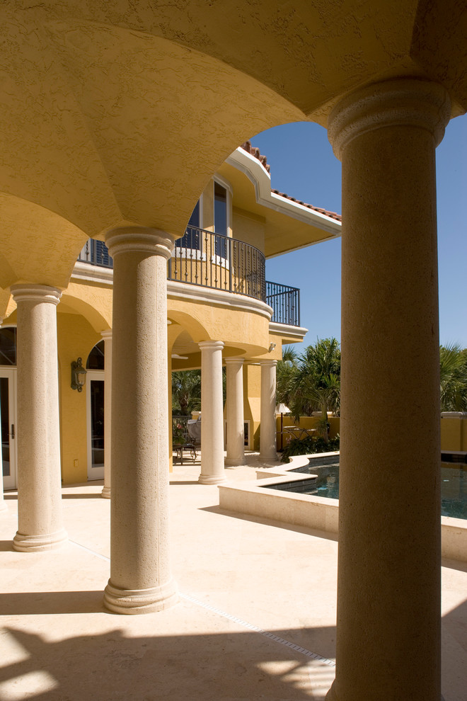 Tuscan exterior home photo in Miami