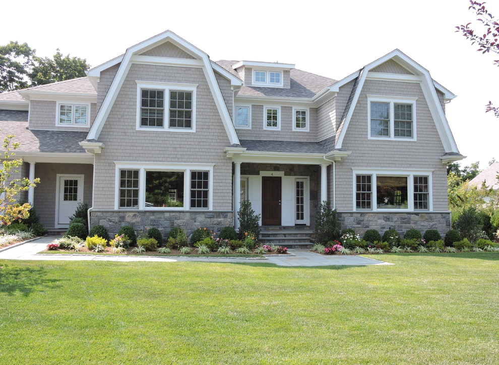 Scarsdale New Home Transitional Exterior New York by Marchese