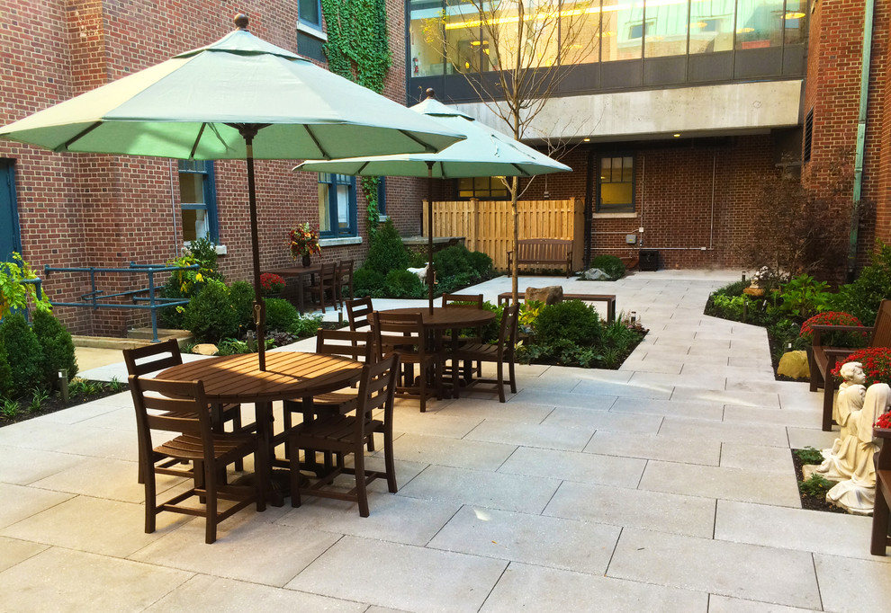Schervier Nursing Home Contemporary Patio New York by PFI