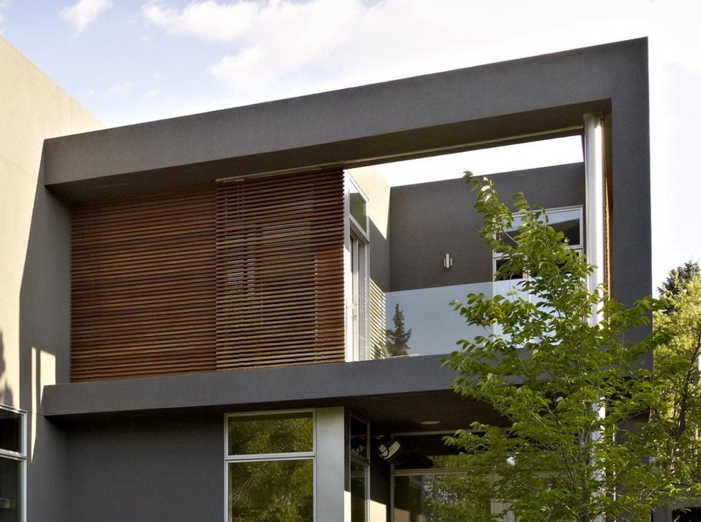 Modern exterior home idea in Edmonton