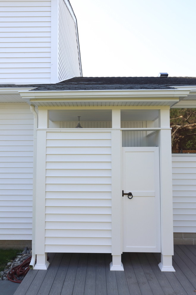 This is an example of a nautical house exterior in Philadelphia.