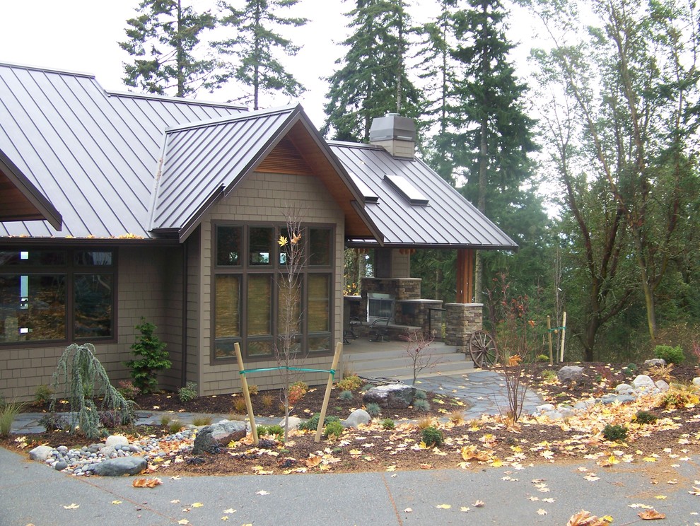 Sequim Bell Hill Residence Façade Seattle par Lindberg & Smith
