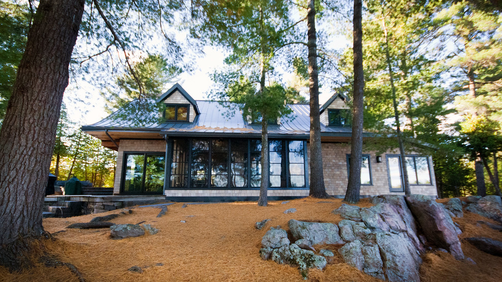 Sharbot Lake Cottage Transitional Exterior Toronto by Dewson