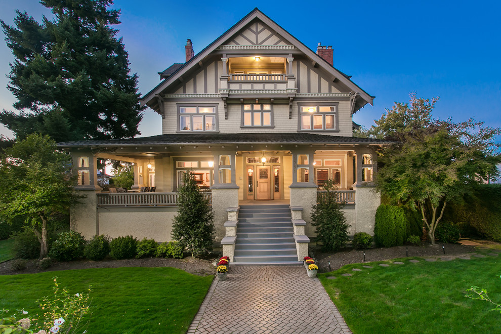 Inspiration for a victorian exterior home remodel in Vancouver
